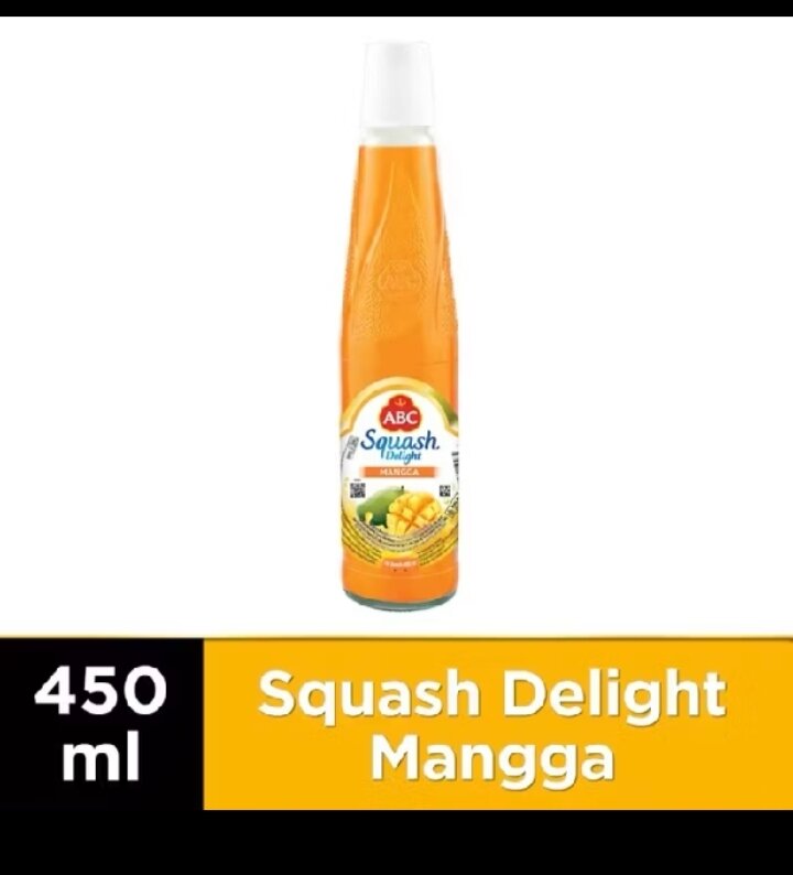 Sirup ABC Squash Delight Mangga 450 ml